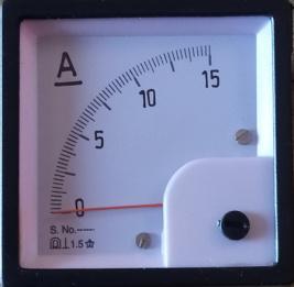 Analog 90 Degree Scale Moving Coil Meter