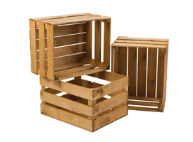 Wooden Crate & Cases