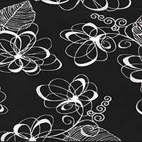 111 Black Flower 111 Black Flower