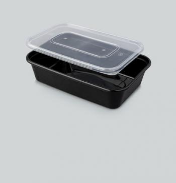 Black Plastic Container