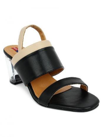 Ladies Transparent Heel Sandals