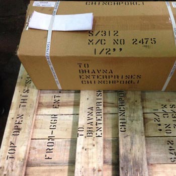 GGR Stencil Marking On Wooden Case and Carton