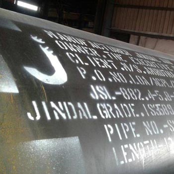 GGR Stencil Markings On Large Outer Diameter  Saw Pipes