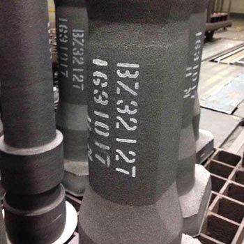 GGR Stencil Markings On Round, Rough and Non Porous Surface
