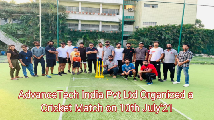 AdvanceTech india Pvt Ltd organized a Cricket Match at Stumpd Cricket Ground Sector 44 (Chandigarh)