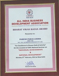 Bharat Vikas Ratan Award