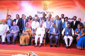 Our director Mr. B.S.Shetty with the Excellency President of India during his state visit in Addis Ababa, Ethiopia.
