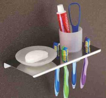 Soap Dish and Toothbrush Holder