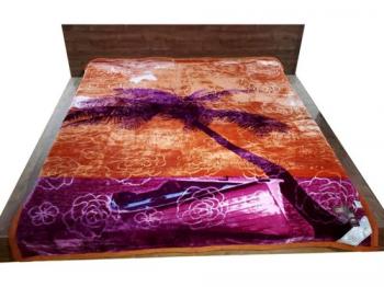 Flower Printed Double Bed Blankets