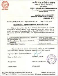 EPC Ragistration Certificate