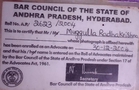 Bar Council Of The State Andhra Pradesh