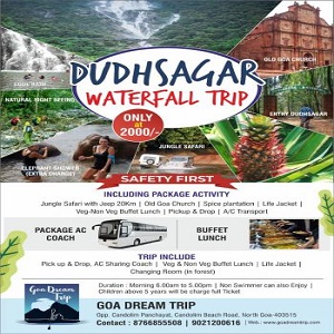 Dudhsagar Waterfall in Goa