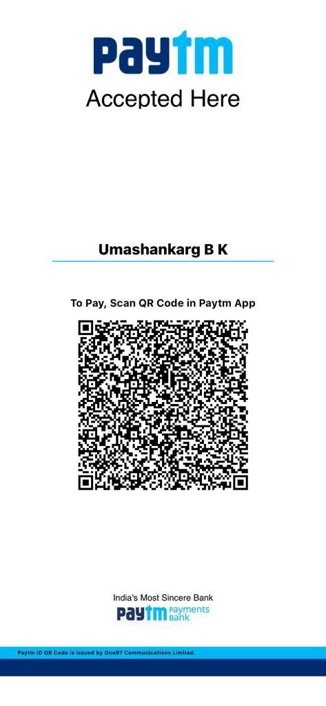 Make Your Payment by PAYTM: