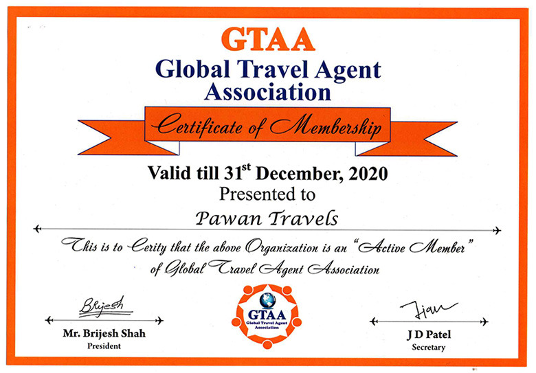 Association Certificate: