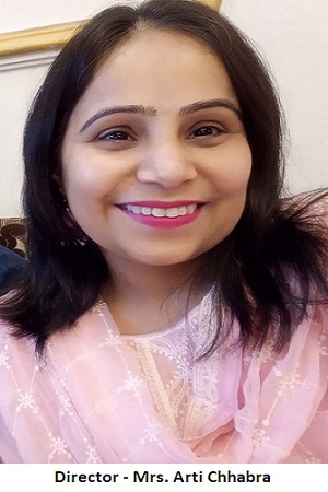 Mrs. Arti Chhabra (Director) : Mrs. Arti Chhabra (Director) :