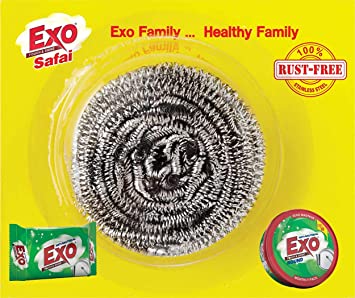 Exo Safai Steel Scrubber: An Effective cleaning tool