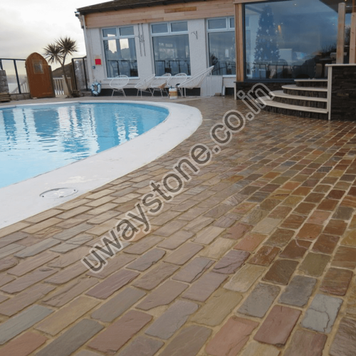 Use of Sandstone Cobbles in Building Pavement Blocks