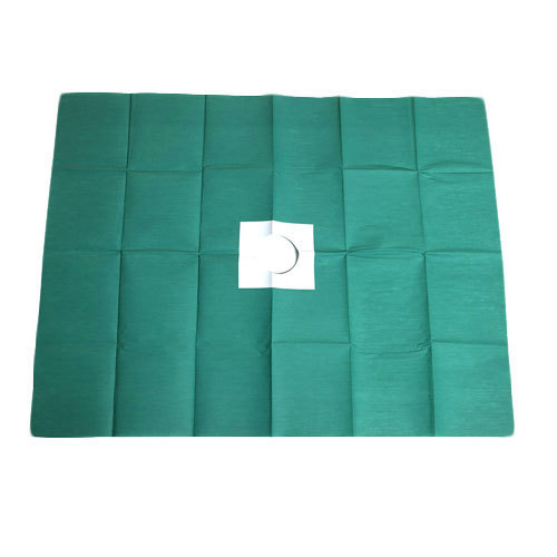 Application of Eye Surgical Drape helps protect Corneal Abrasion