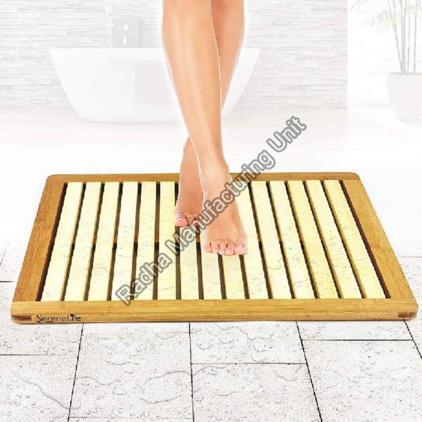 Bamboo Bath Mat- A Warm Place To Land After Shower