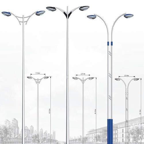 What are the Essential Components of the Street Light Poles?
