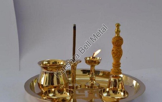 Bronze Pooja Thali Set – Perfect to Gift and Decorate your Home Temple