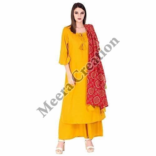 Ladies Rayon Palazzo Suit Manufacturer – Its varieties and how it’s adding beauty to your look