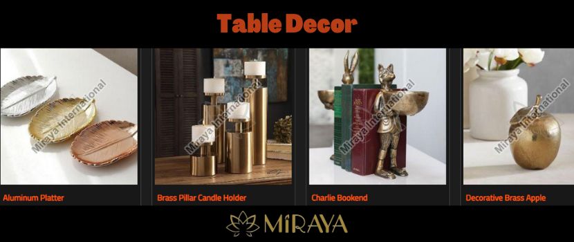 Table Decor Supplier in India – Adding special harm to your home