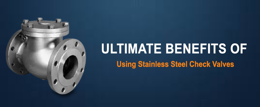 Ultimate Benefits of Using Stainless Steel Check Valves