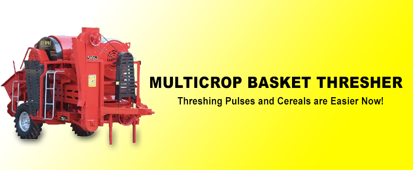 Multicrop Basket Thresher Supplier- Threshing Pulses and Cereals are Easier Now!
