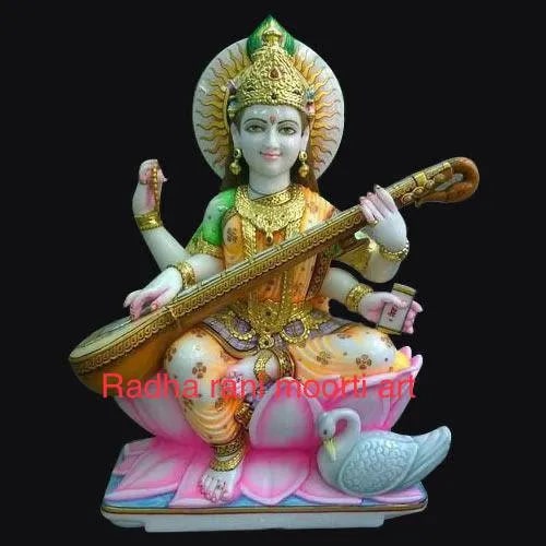 Durga Saraswati Mata Marble Moorti: A Symbol of Divine Grace and Wisdom
