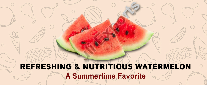 The Refreshing and Nutritious Watermelon: A Summertime Favorite