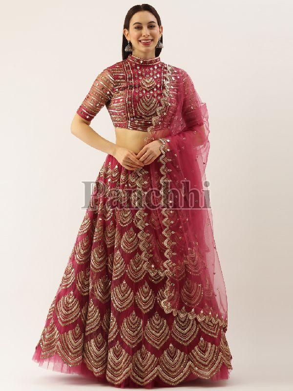 Get Look with the Mirror Lehengas