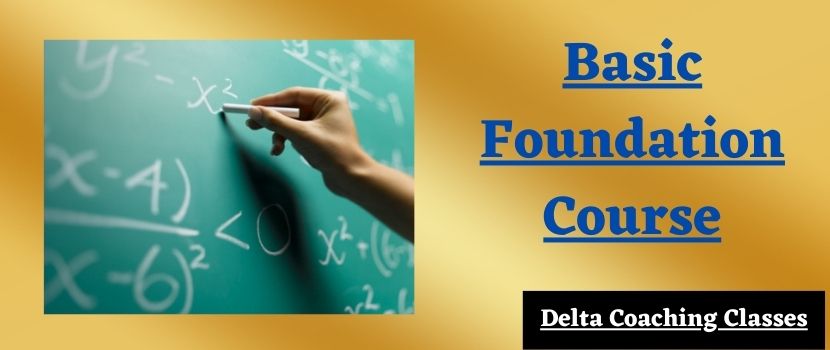 Building the Bedrock: A Basic Foundation Course for Competitive Exams