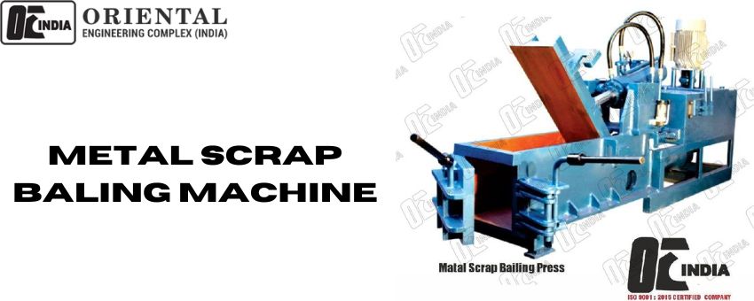 Waste Management With Metal Scrap Baling Machine