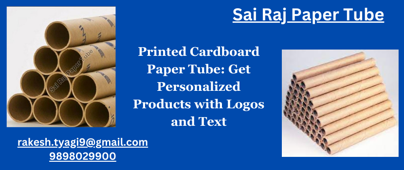 Printed Cardboard Paper Tube: Get Personalized Products with Logos and Text
