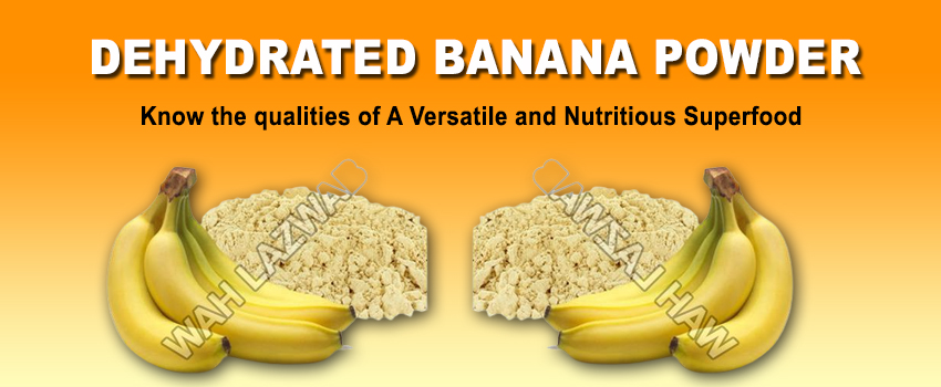 Know the qualities of A Versatile and Nutritious Superfood Dehydrated Banana Powder