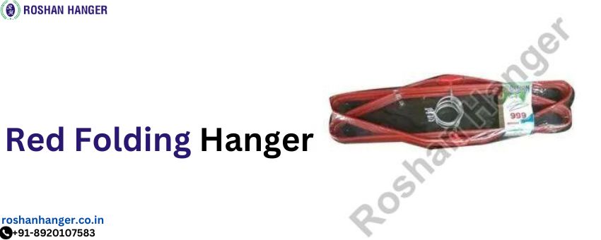 The red folding hanger: a simple solution for a clutter-free closet