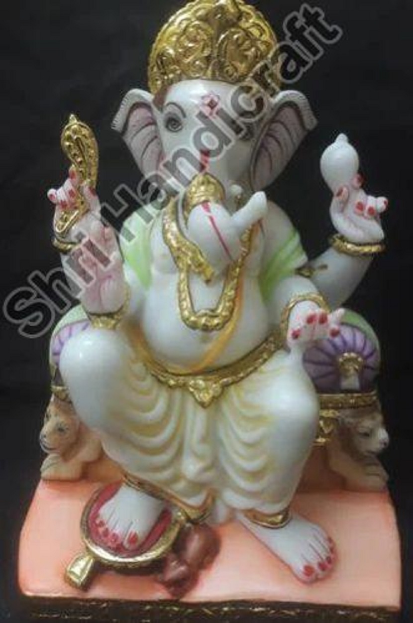 Marble Lal Bag Ganesh Statue – Its significance for the prosperity of your home