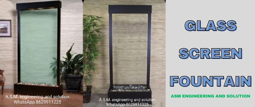 Elevate Your Ambiance with Glass Screen Fountains - A Symphony of Elegance