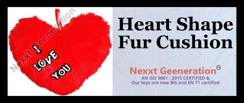 Add New Life to Your Living Space With Heart Shaped Fur Cushions