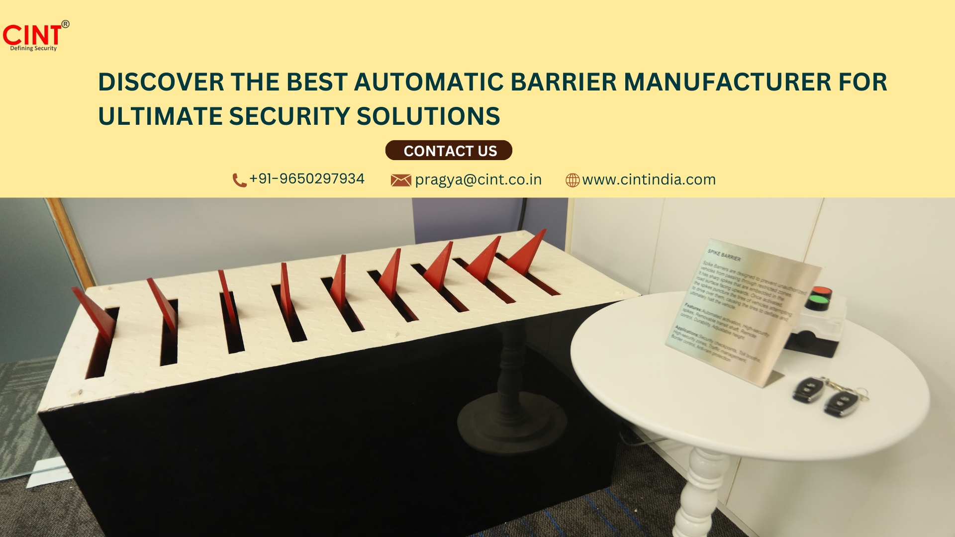 Discover the best automatic barrier manufacturer for ultimate security solutions.
