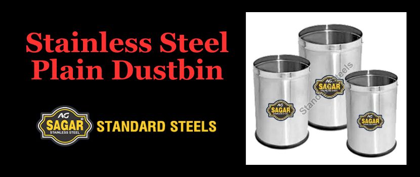 Stainless Steel Plain dustbin Manufacturer- Deliver Best Quality For Long Performance