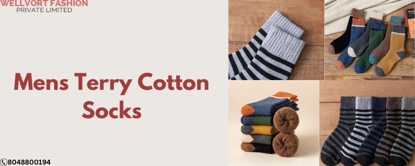 All about Men’s Terry Cotton Socks: Manufacture and Shopping