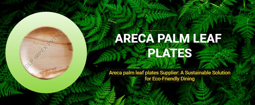 Areca palm leaf plates Supplier: A Sustainable Solution for Eco-Friendly Dining