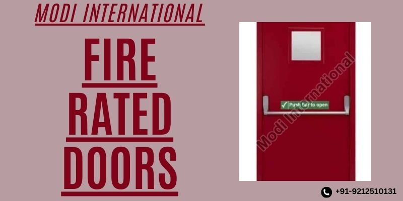 Get the best rates. Fire-rated doors for better security