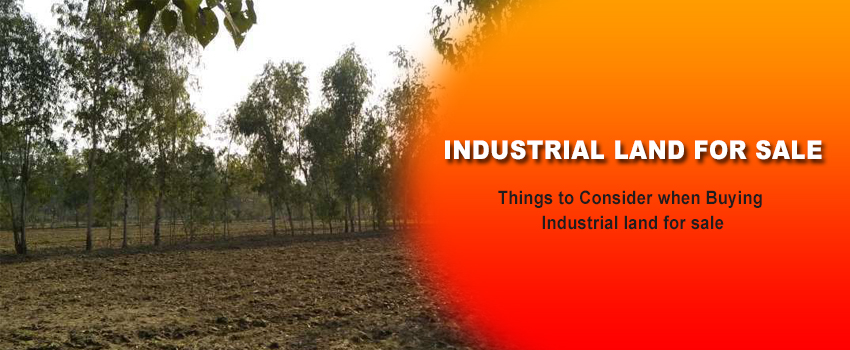 Things to Consider when Buying Industrial land for sale