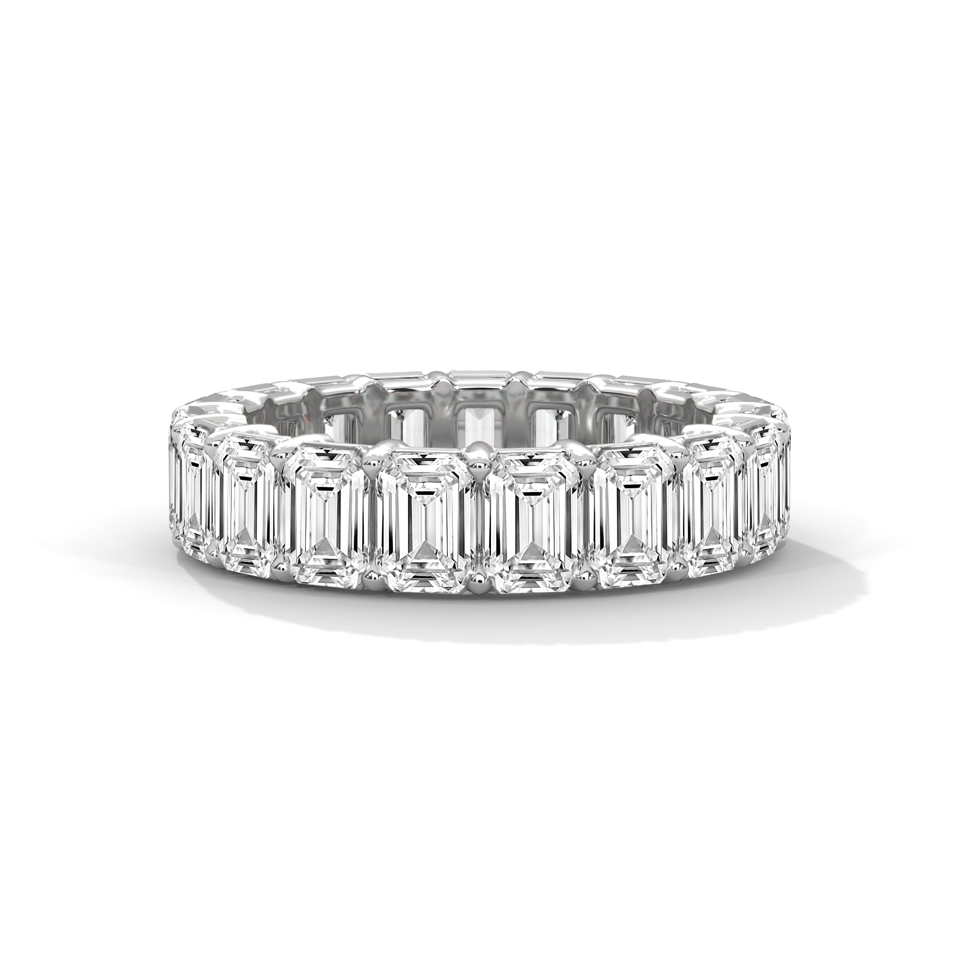 Emerald Diamond Wedding Ring New York