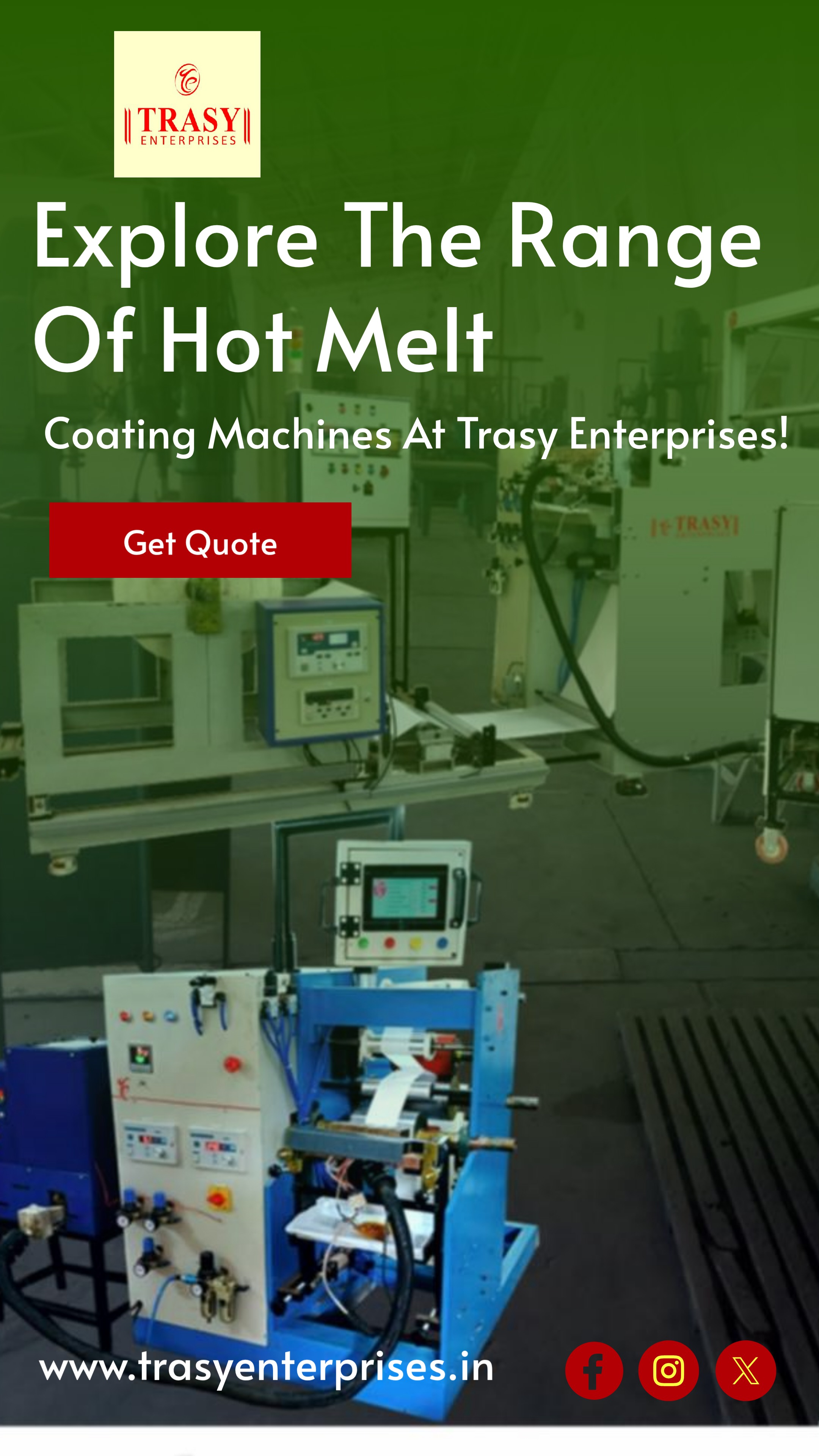 Hot Melt Machine Exporters