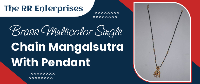 Top Brass Multicolor Single Chain Mangalsutra With Pendant Styles You Need to See!