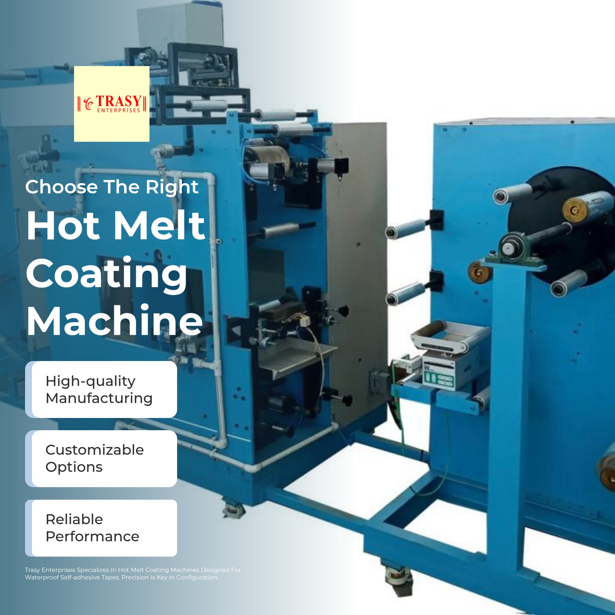 Hot Melt Coating Machine for Waterproof Self-Adhesive Tapes
